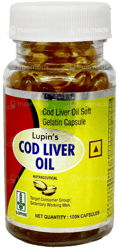 Lupins Cod Liver Oil Capsule 100 Lupins Cod Liver Oil Capsule 100